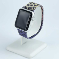 Ремешок на Apple watch 42/44/45mm Milanese Loop Band Purple Leopard